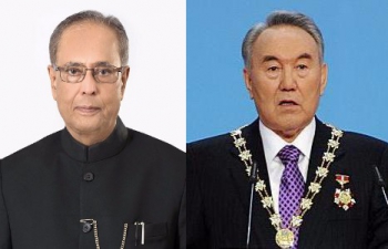 
President of India congratulates President Nazarbayev on his re-election      

